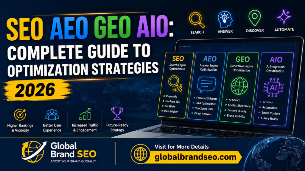 SEO AEO GEO AIO