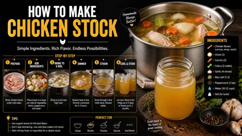 how to make chicken stock